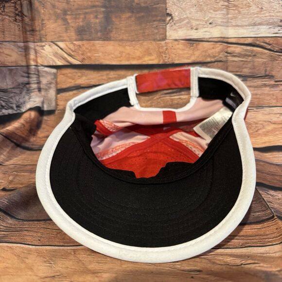 Nike Dri-FIT Youth Cap Hat Red White Swoosh Adjustable Lightweight Athletic - Picture 7 of 8